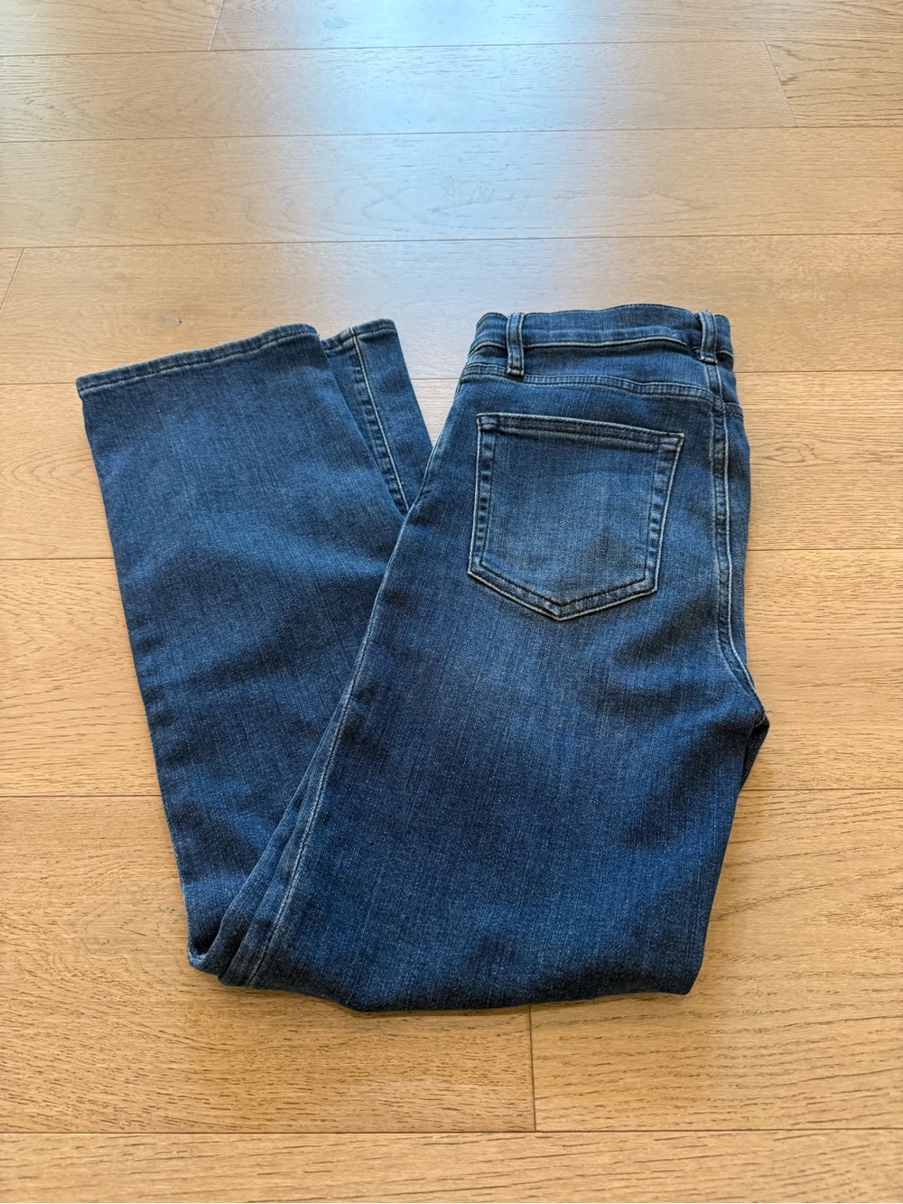Frame Denim Men's Straight Jeans in Dark Blue